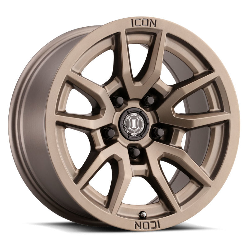 ICON Vector 5 17x8.5 5x150 25mm Offset 5.75in BS 110.1mm Rueda de bronce de diámetro