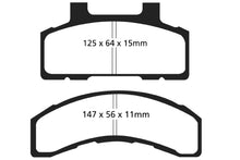 Cargar imagen en el visor de la galería, EBC 93-96 Buick Century 2.2 Redstuff Front Brake Pads