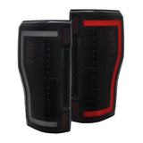 Luces traseras LED ANZO 2017+ Ford F-250 - Negro/Ahumado