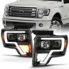 Cargar imagen en el visor de la galería, ANZO 2009-2013 Ford F-150 Barra de luz para proyector G4 Switchback HLNegro Ámbar