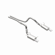 Cargar imagen en el visor de la galería, MagnaFlow 13 Ford Mustang Dual Split Rear Exit Stainless Cat Back Performance Exhaust (Street)