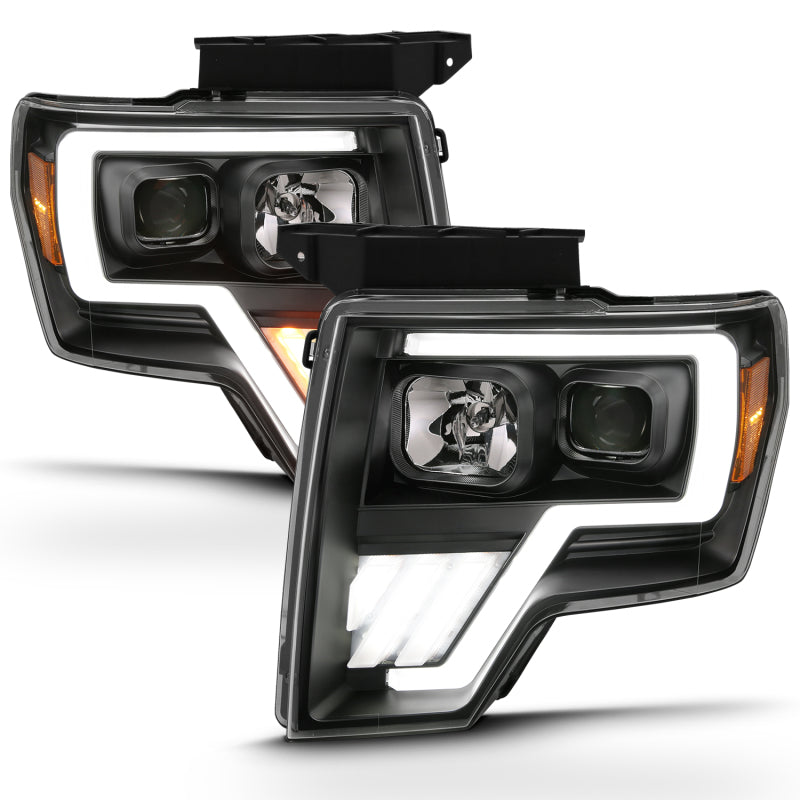 ANZO 2009-2013 Ford F-150 Barra de luz para proyector G4 Switchback HLNegro Ámbar