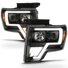 Cargar imagen en el visor de la galería, ANZO 2009-2013 Ford F-150 Barra de luz para proyector G4 Switchback HLNegro Ámbar