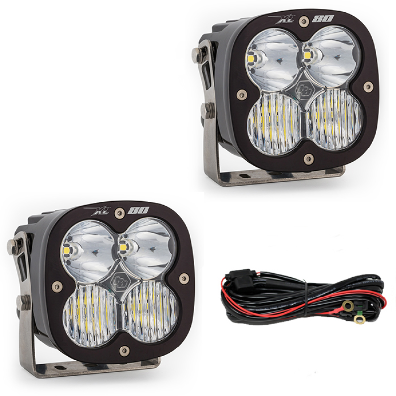 Baja Designs Jeep JL/JT Rubicon Kit de luces LED para parachoques de acero XL 80