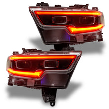 Cargar imagen en el visor de la galería, Oracle 19-21 RAM 1500 Projector LED Headlight DRL Kit - RGBW+A w/ RF Controller SEE WARRANTY