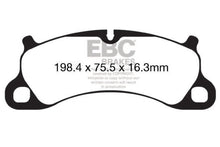 Cargar imagen en el visor de la galería, EBC 12-15 Porsche 911 (991) Carrera S 3.8L (solo rotor de hierro fundido) Pastillas de freno delanteras Bluestuff