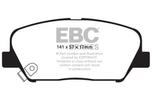 Cargar imagen en el visor de la galería, EBC 11-15 Kia Optima 2.0 Turbo Pastillas de freno delanteras Greenstuff
