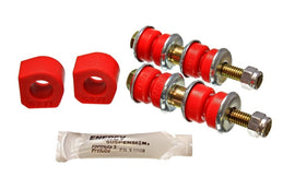 Energy Suspensión 84-87 Honda Civic/CRX Rojo 16 mm Bujes de barra estabilizadora delantera (bujes de enlace de barra estabilizadora y