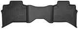Husky Liners 09-10 Dodge Ram 1500 Ext Cab WeatherBeater Revestimientos de piso para segundo asiento, color negro