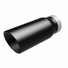 Cargar imagen en el visor de la galería, MagnaFlow Tip Stainless Black Coated Single Wall Round Single Outlet 5in Dia 4in Inlet 13in L