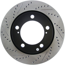 Cargar imagen en el visor de la galería, StopTech Slotted &amp; Drilled Sport Brake Rotor