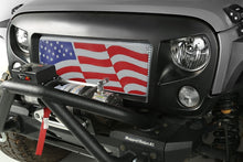 Cargar imagen en el visor de la galería, Rugged Ridge Grille Insert American Flag 07-18 Jeep Wrangler