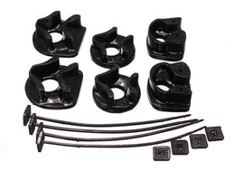 Energy Suspensión 90-93 Acura Integra Insertos de montaje de motor negros (2 posiciones de montaje de torsión)