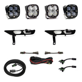Baja Designs 2021+ Ford F150 Kit de bolsillo antiniebla SAE Clear Squadron Pro DC