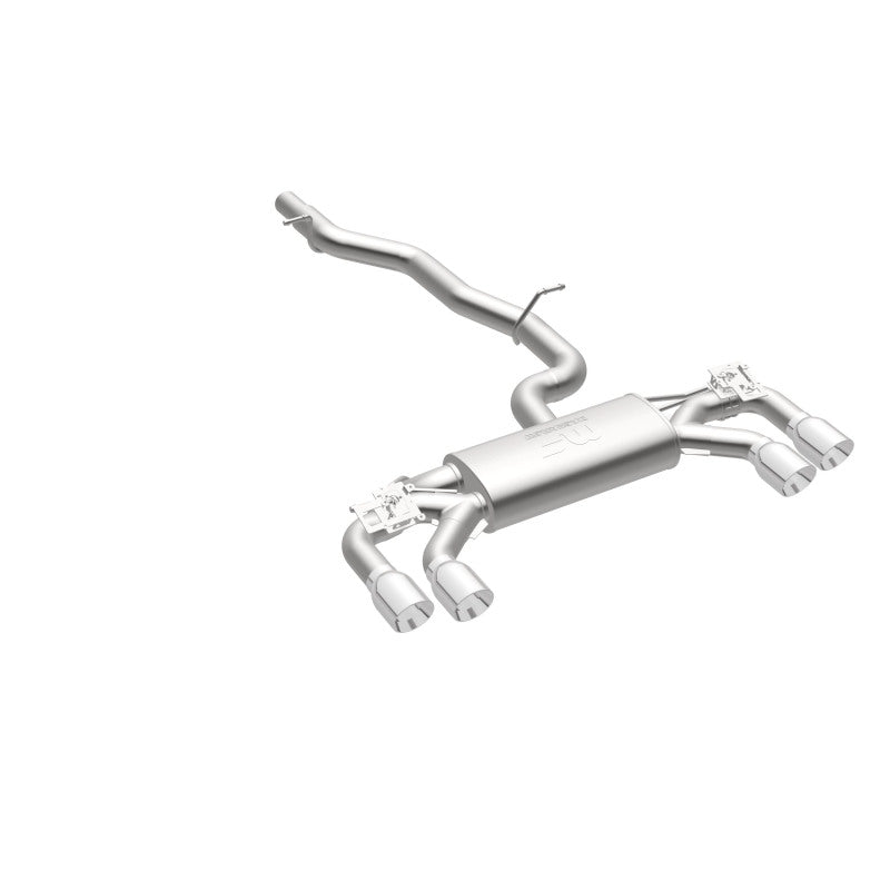 MagnaFlow Sys C/B 2015-2017 Volkswagen Golf R 3 pulgadas SS pulidas Quad Tip salida trasera dividida