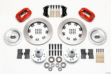 Cargar imagen en el visor de la galería, Wilwood Forged Dynalite Front Kit 12.19in Red Magnum Force Drop Spndle