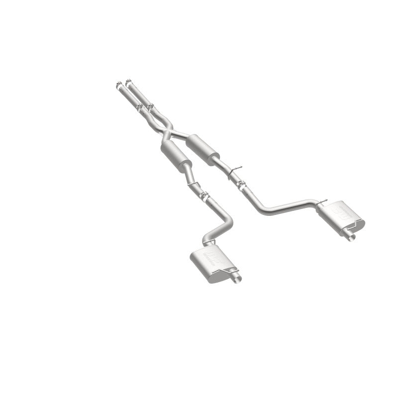 MagnaFlow Cat-Back SS 2.5 pulgadas salida trasera doble dividida (puntas OEM) 15-16 Dodge/Chrysler Charger/300 5.7L V8