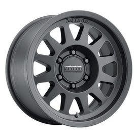 Method MR704 17x8.5 0mm Offset 8x6.5 130.81mm CB Rueda negra mate