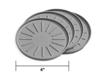 Cargar imagen en el visor de la galería, WeatherTech Round Coaster Set 4in. - Grey (Set of 4)