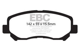 Pastillas de Freno Delanteras EBC 12+ Mazda CX-5 2 Redstuff
