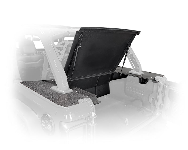 DV8 Offroad 2018+ Jeep Wrangler JL Cubierta de almacenamiento trasero de 4 puertas