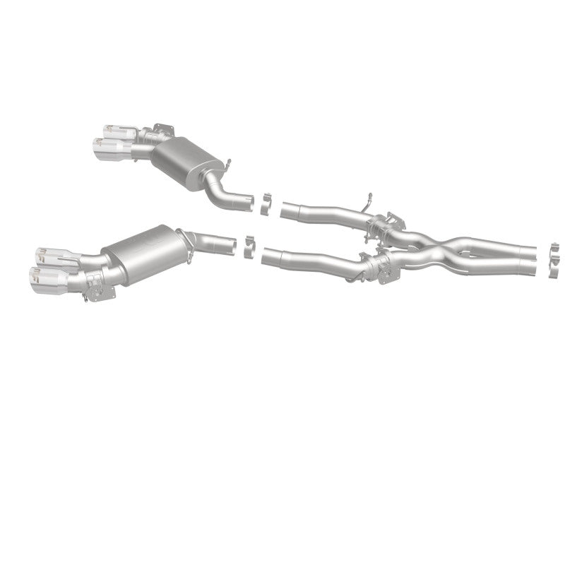 MagnaFlow 2016 Chevy Camaro 6.2L V8 Competition Cat Back con puntas pulidas cuádruples