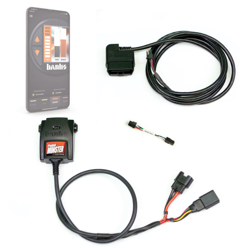 Kit Monster de pedal de potencia Banks (independiente) - Molex MX64 - 6 vías - Uso con teléfono
