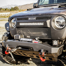 Cargar imagen en el visor de la galería, Westin 18-22 Jeep Wrangler JL / 20-22 Gladiator WJ2 Stubby Front Bumper - Tex. Blk