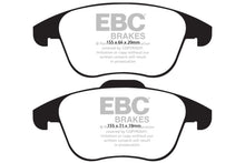 Cargar imagen en el visor de la galería, Pastillas de freno delanteras EBC 15-19 Audi Q3 2.0 Turbo Greenstuff