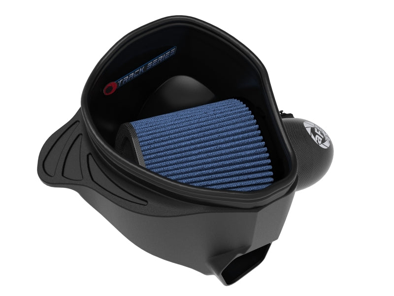 aFe 19-22 BMW Z4 30i L4-2.0L (t) Track Series Sistema de admisión de aire frío de fibra de carbono con filtro Pro 5R