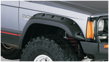 Cargar imagen en el visor de la galería, Bushwacker 84-01 Jeep Cherokee bengalas estilo recortado, 2 piezas, solo para utilitario deportivo de 4 puertas, color negro
