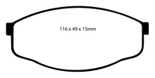 Cargar imagen en el visor de la galería, EBC 84-93 Toyota Pick-Up 1/2 Ton 2WD Greenstuff Front Brake Pads