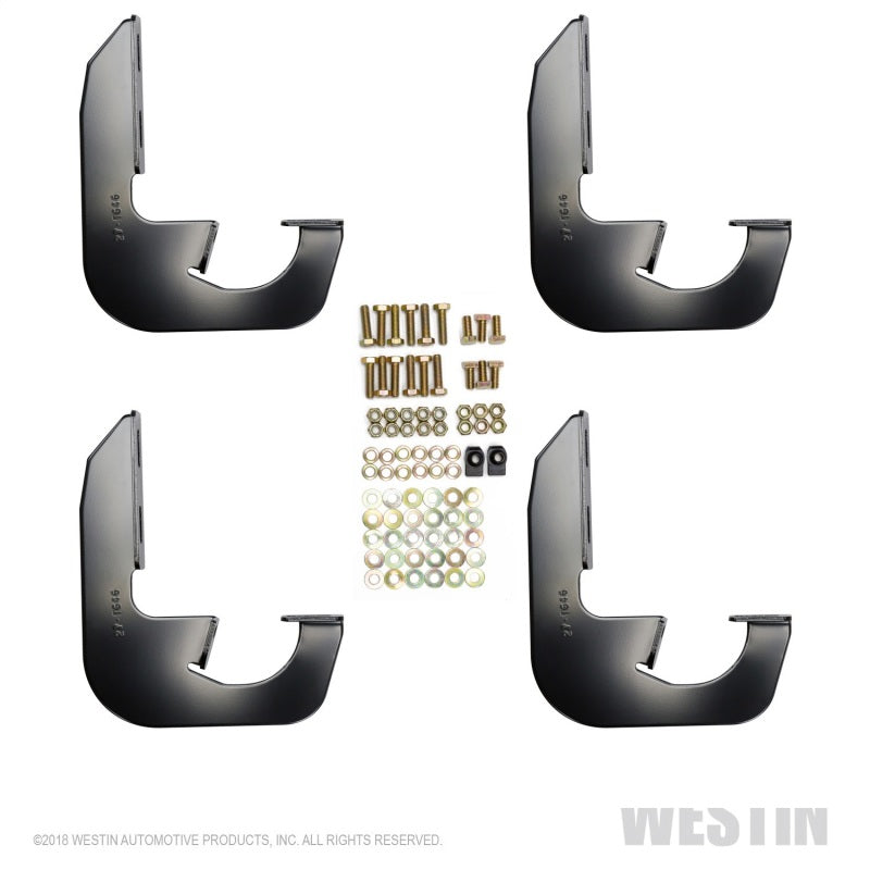 Westin 2008-2013 Toyota Highlander kit de montaje para estribo, color negro
