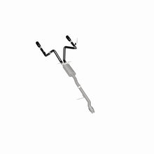 Cargar imagen en el visor de la galería, MagnaFlow SYS Cat-Back 4in Black Dual Split Rear Tips 14-15 Chevy Silverado/GMC Sierra 4.3L-5.3L