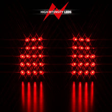 Cargar imagen en el visor de la galería, ANZO 2003-2006 Chevrolet Silverado 1500 luces traseras LED rojo/transparente