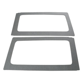 DEI 11-18 Jeep Wrangler JK Alfombrilla de 2 puertas para ventana lateral trasera - 2 piezas - Gris