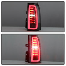 Cargar imagen en el visor de la galería, Spyder Chevy Tahoe / Suburban 15-17 Light Bar LED Tail Lights - Black (ALT-YD-CTA15-LED-BK)