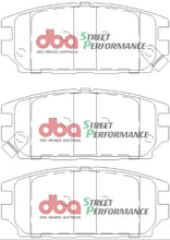 Cargar imagen en el visor de la galería, Pastillas de freno traseras de rendimiento DBA 91-94 Dodge Stealth AWD XP