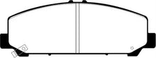 Cargar imagen en el visor de la galería, EBC 06-07 Infiniti QX56 5.6 (Akebono) Greenstuff Front Brake Pads