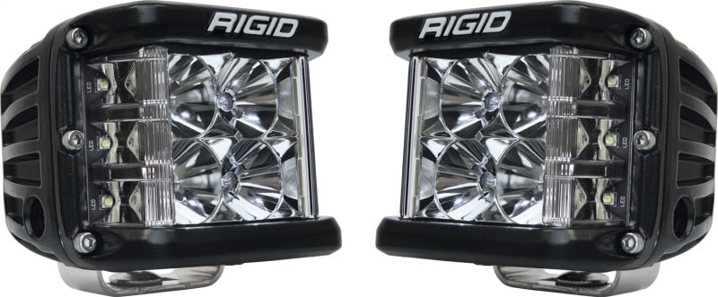 Rigid Industries D-SS - Inundación - Juego de 2 - Carcasa negra