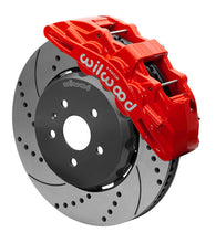 Load image into Gallery viewer, Wilwood SX6R Front Brake Kit 15in Lug Drive Slotted/Drilled Red w/ Lines 10-14 Chevrolet Camaro SS