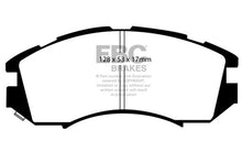 Cargar imagen en el visor de la galería, EBC 92-96 Subaru Impreza 1.8 (2WD) (ruedas de 13 pulgadas) Pastillas de freno delanteras Yellowstuff