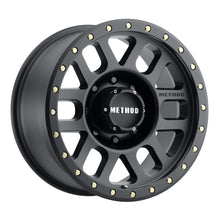 Cargar imagen en el visor de la galería, Method MR309 Grid 18x9 0mm Offset 8x180 130.81mm CB Matte Black Wheel
