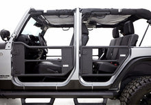 Cargar imagen en el visor de la galería, Rampage 2007-2018 Jeep Wrangler(JK) Puertas tubulares de 2 puertas con red, color negro