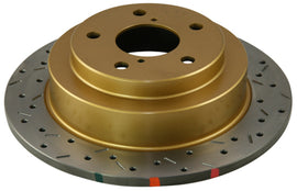 DBA 02-06 WRX / 98-07 Impreza 2.5L RS Rotor trasero perforado y ranurado serie 4000