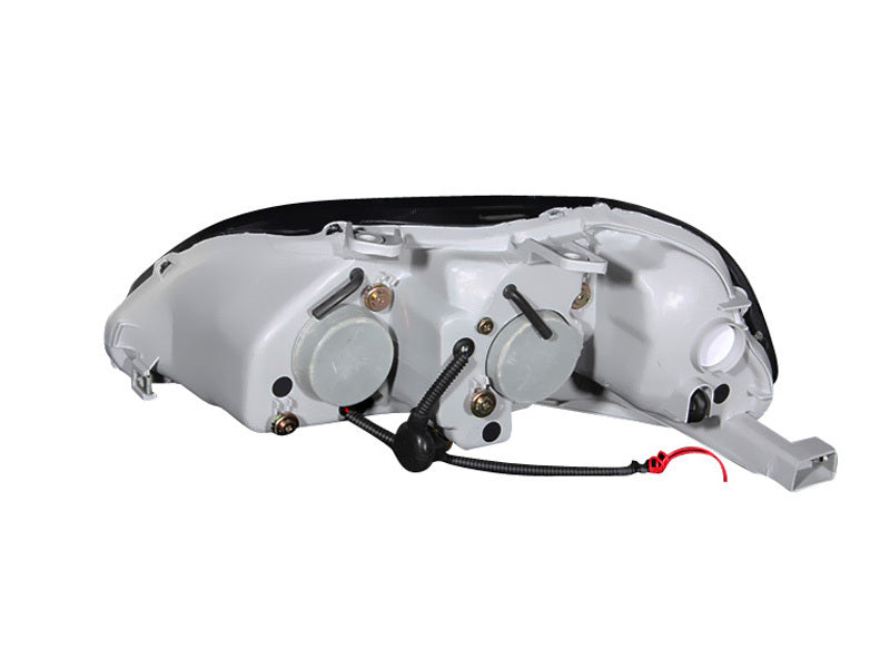 ANZO Faros delanteros proyectores Honda Civic 1996-1998 con halo negro