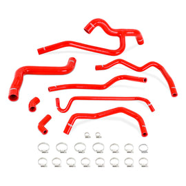 Mishimoto 05-10 Mustang V6 Kit de manguera de calentador y radiador de silicona - Rojo