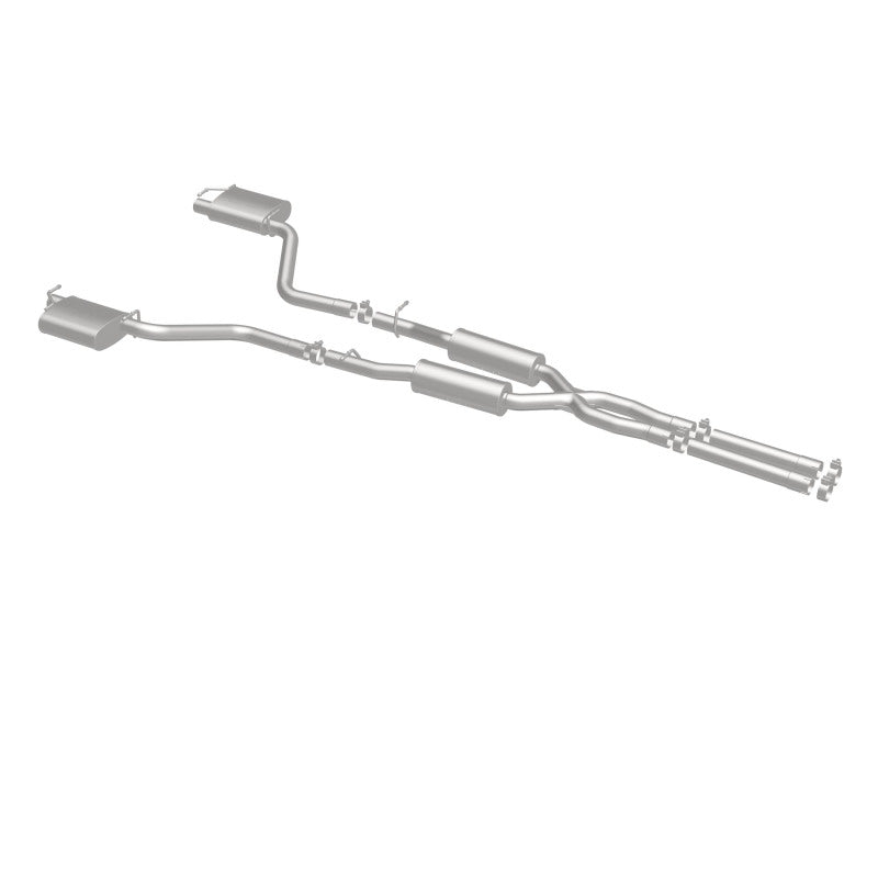 MagnaFlow Cat-Back SS 2.5 pulgadas salida trasera doble dividida (puntas OEM) 15-16 Dodge/Chrysler Charger/300 5.7L V8