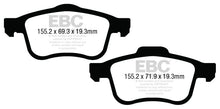 Cargar imagen en el visor de la galería, Pastillas de freno delanteras EBC 13+ Fiat 500L 1.4 Turbo Greenstuff