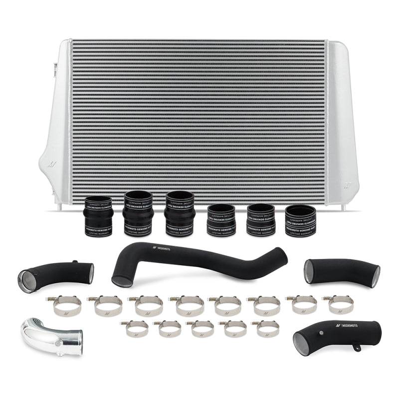 Mishimoto 17-19 GM L5P Duramax Intercooler Kit - Plata con tubos WBK